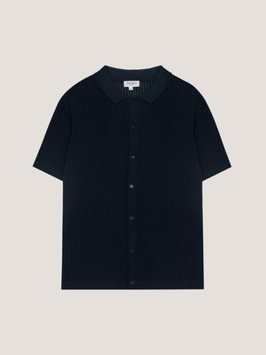 Knitted Button Through Shirt