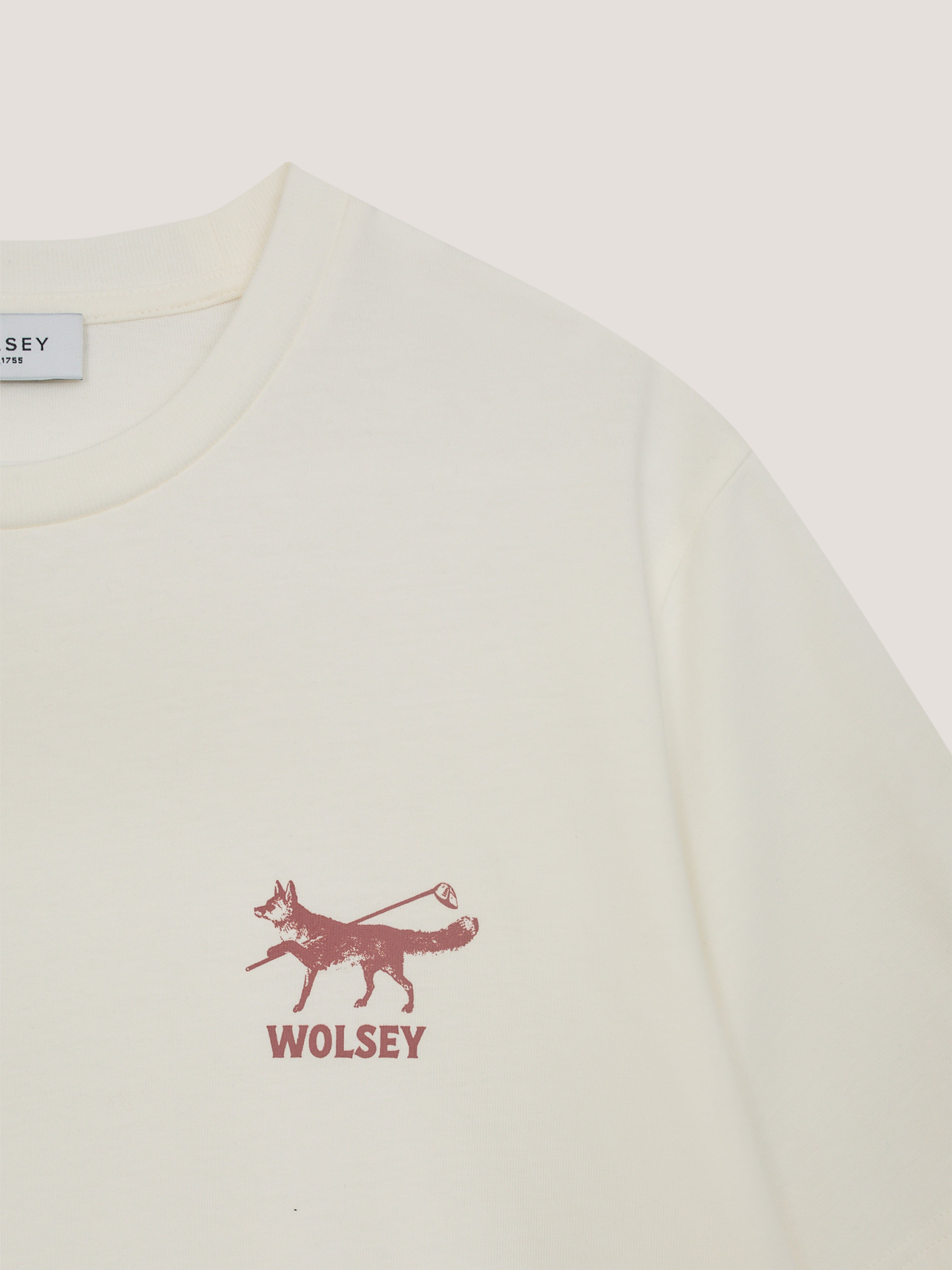 Fox Print T-shirt — Wolsey
