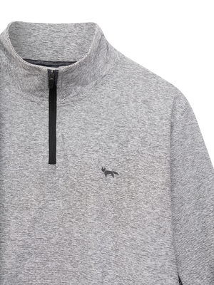 Contrast Panelled Quarter Zip Mid Layer