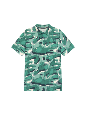 Golf Course Print Polo