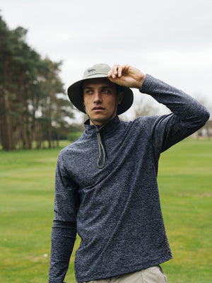 Panelled Quarter Zip Mid Layer