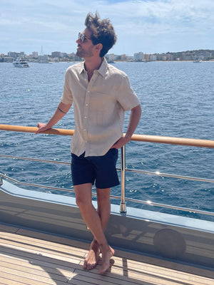 Short Sleeve Linen Shirt