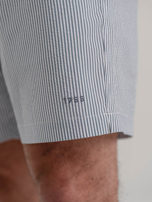 Seersucker Stripe Swim Shorts
