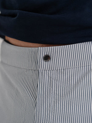 Seersucker Stripe Swim Shorts