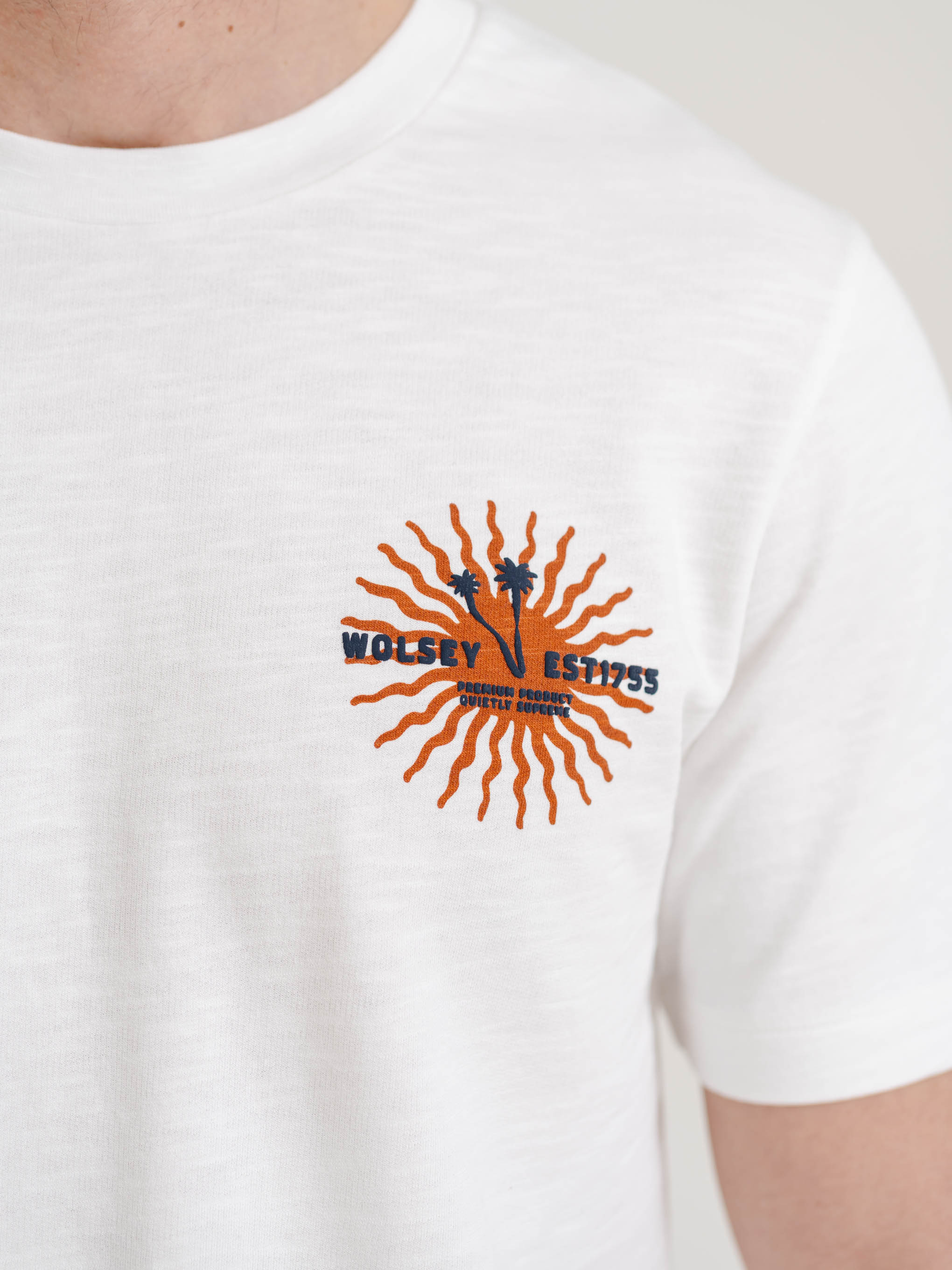 Sun Graphic Print T-shirt — Wolsey