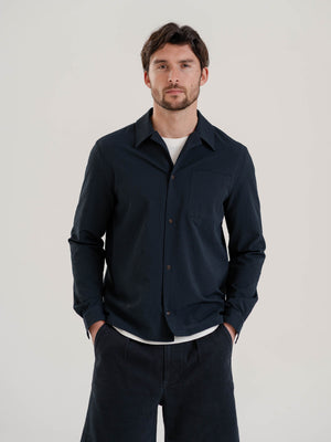 Seersucker Overshirt
