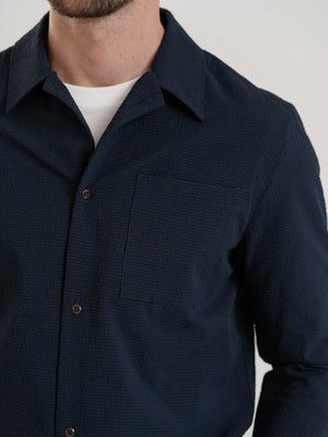 Seersucker Overshirt