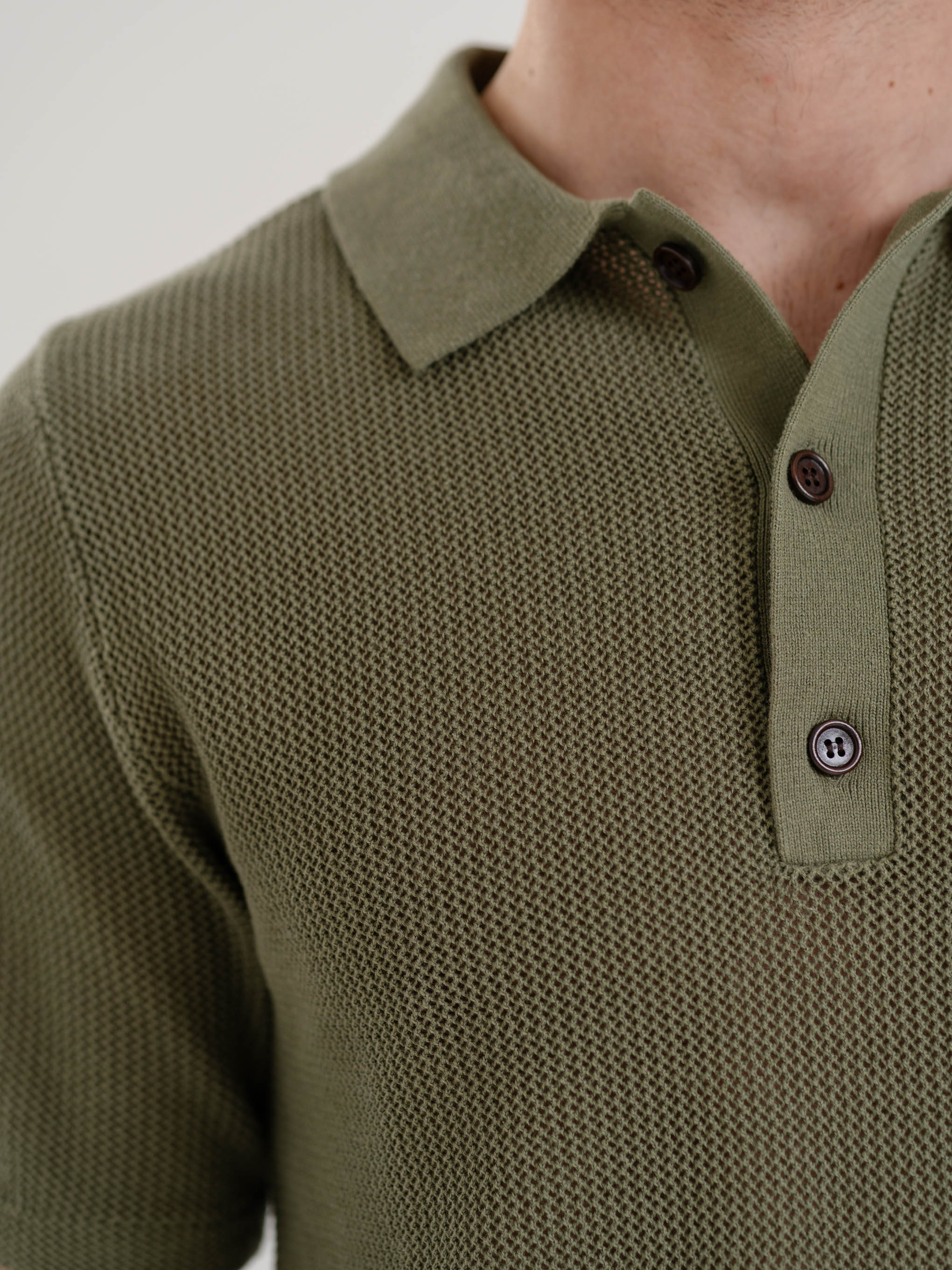 Knitted Polo — Wolsey