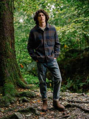The Wool Check Overshirt