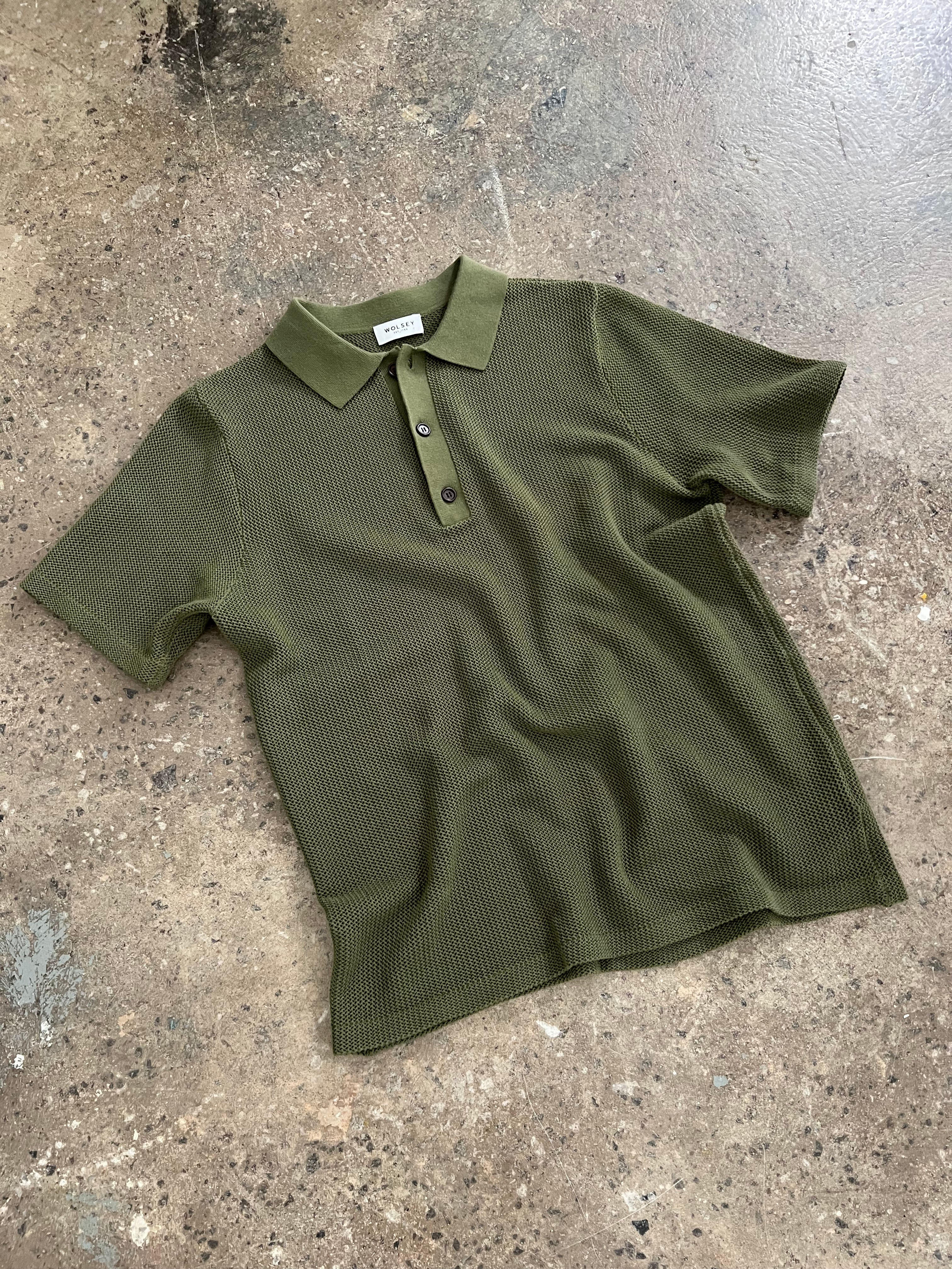 Knitted Polo — Wolsey