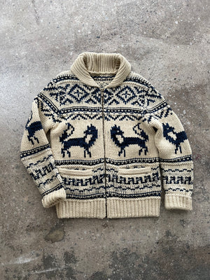 The Intarsia Shawl Cardigan
