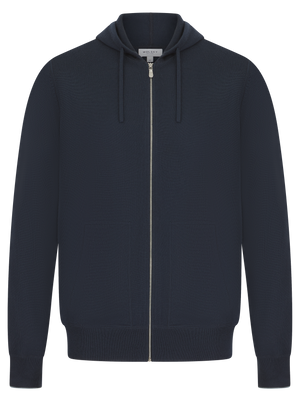 Knitted Merino Zip Through Hoody