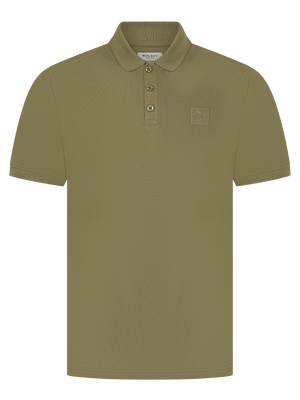 Branded Pique Polo