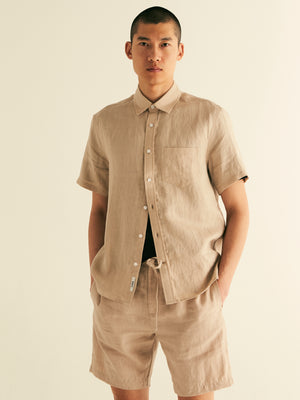 Short Sleeve Linen Shirt