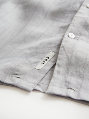 Revere Collar Linen Shirt