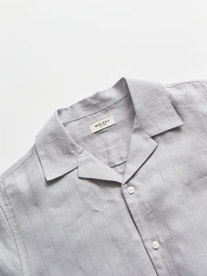 Revere Collar Linen Shirt