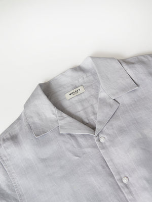 Revere Collar Linen Shirt