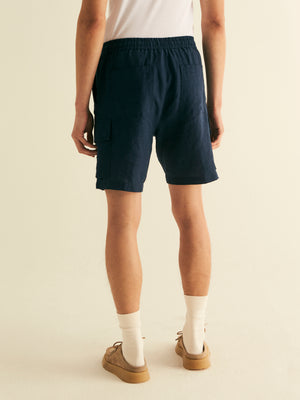 Linen Cargo Short
