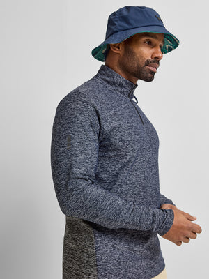 Panelled Quarter Zip Mid Layer