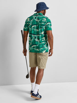 Golf Course Print Polo