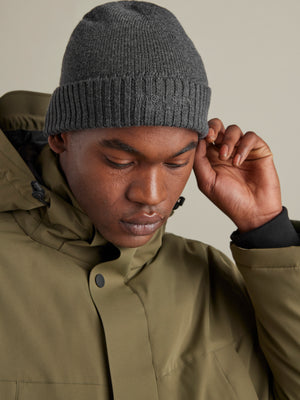 Merino Ribbed Beanie