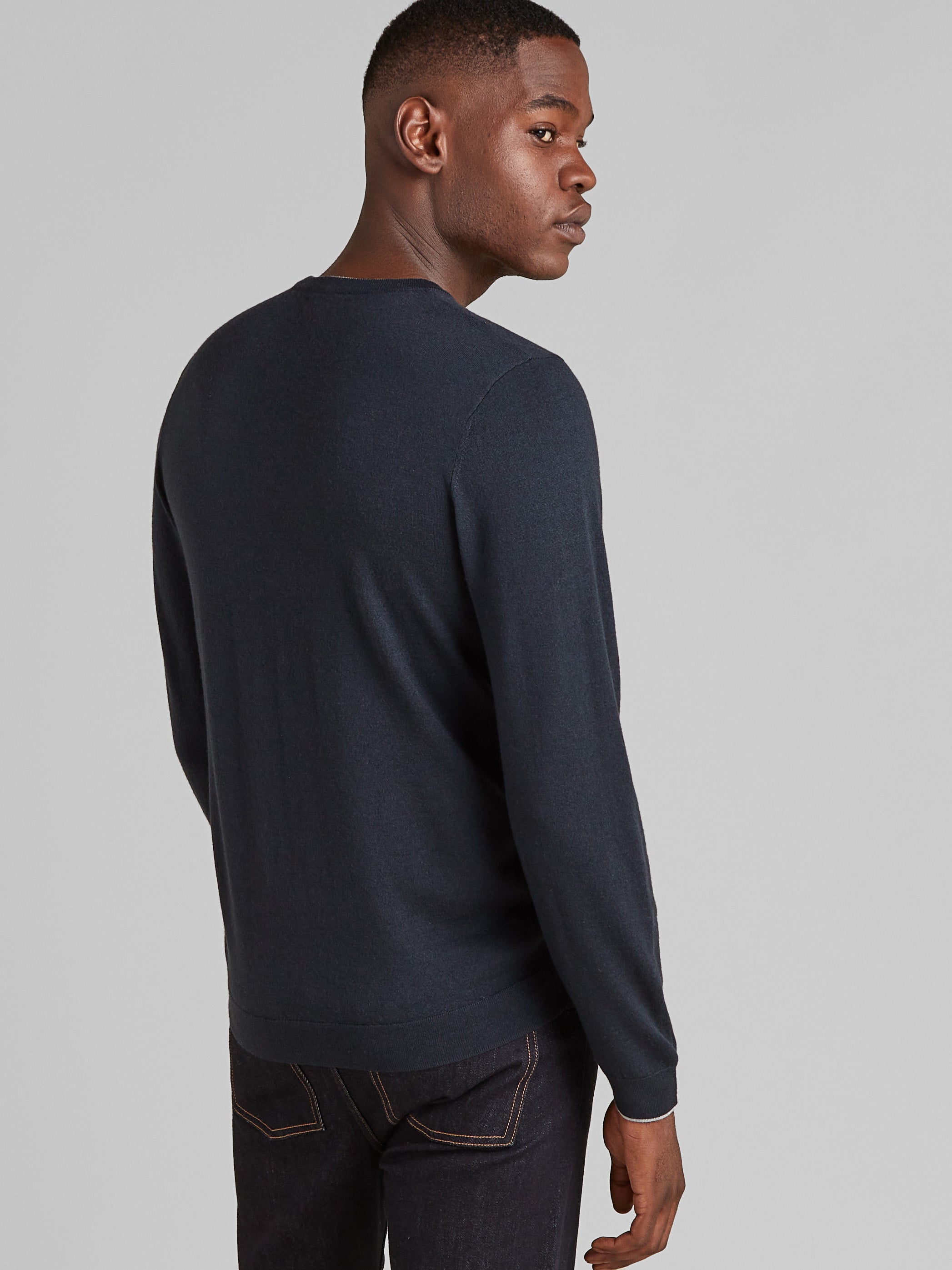 Super Fine Merino Wool Crew Neck — Wolsey