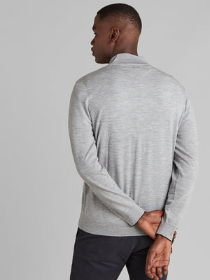 Super Fine Merino Wool Zip Thru