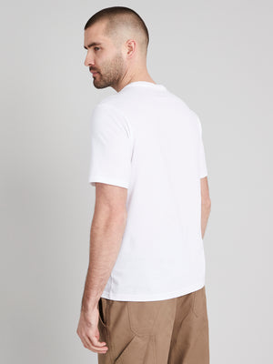 Chest Print Mercerised T-Shirt