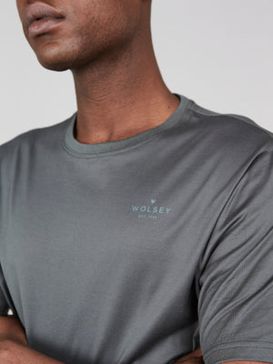 Chest Print Mercerised T-Shirt