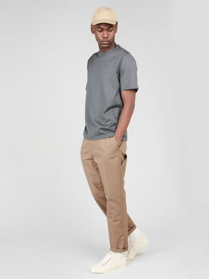 Chest Print Mercerised T-Shirt