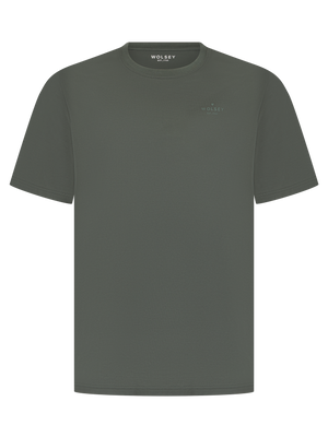 Chest Print Mercerised T-Shirt