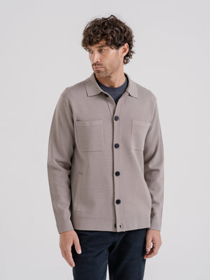 The Knitted Overshirt