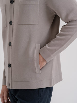 The Knitted Overshirt