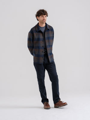 The Wool Check Overshirt