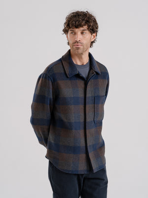 The Wool Check Overshirt