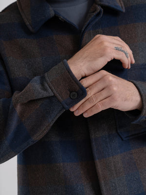 The Wool Check Overshirt