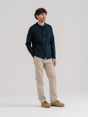 The Knitted Overshirt