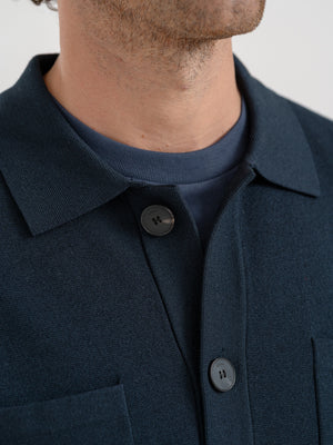 The Knitted Overshirt