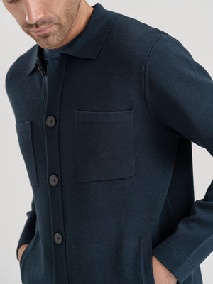 The Knitted Overshirt
