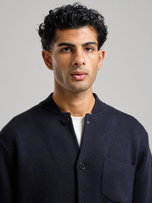 The Knitted Baseball Jacket