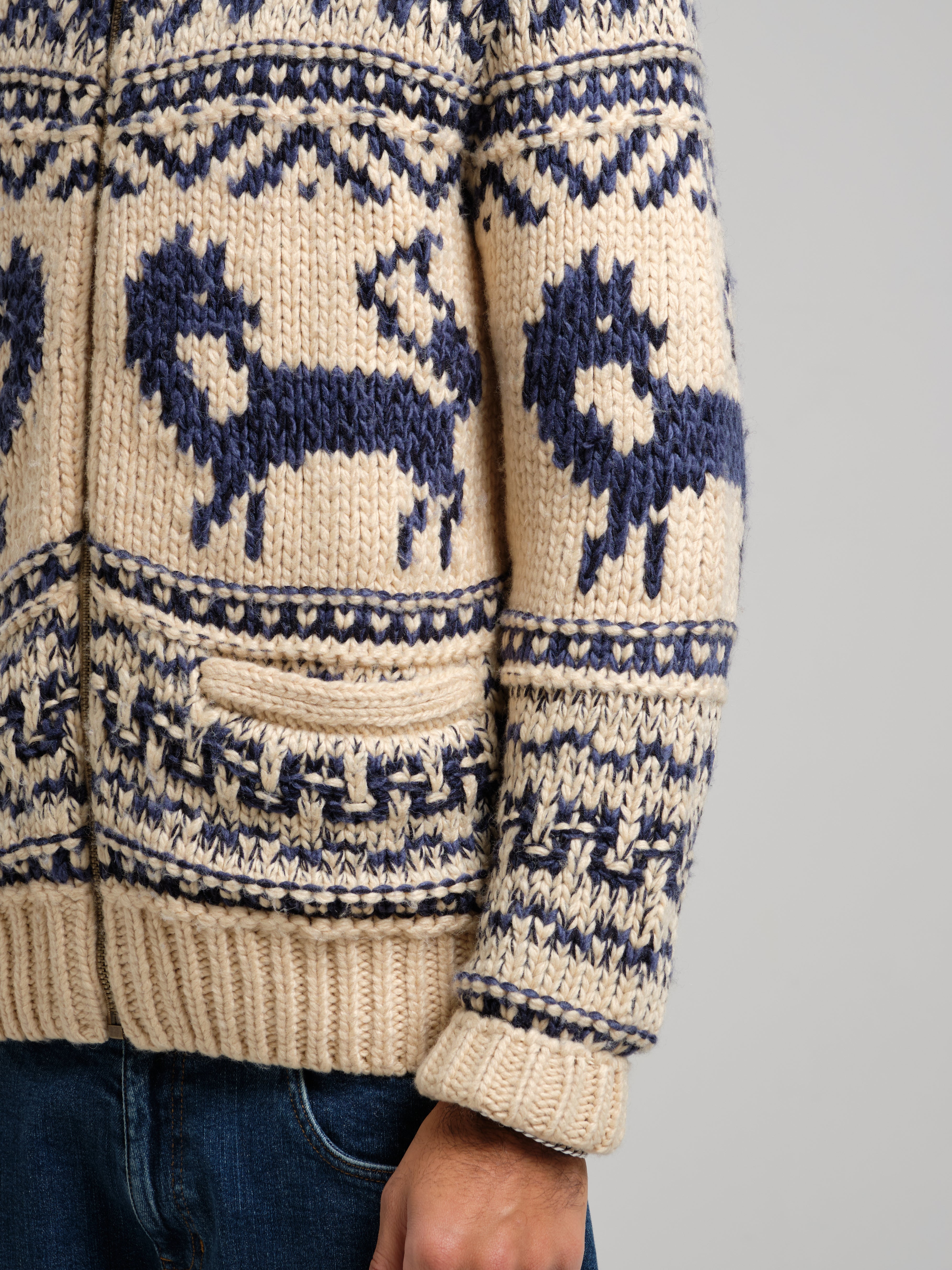 The Intarsia Shawl Cardigan — Wolsey