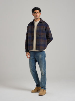 The Wool Check Overshirt