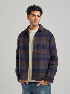 The Wool Check Overshirt