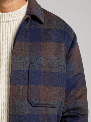 The Wool Check Overshirt