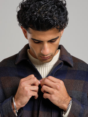 The Wool Check Overshirt