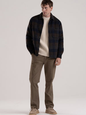 The Wool Check Overshirt