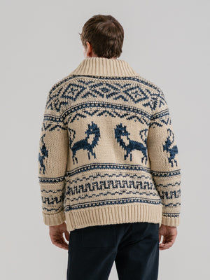 The Intarsia Shawl Cardigan