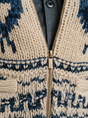 The Intarsia Shawl Cardigan