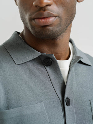 The Knitted Overshirt