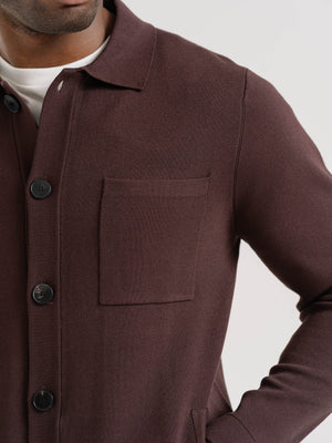 The Knitted Overshirt